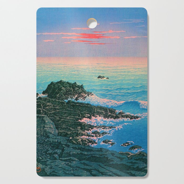 Morning of Cape Inubo by Kawase Hasui Cutting Board Gallery Image 1