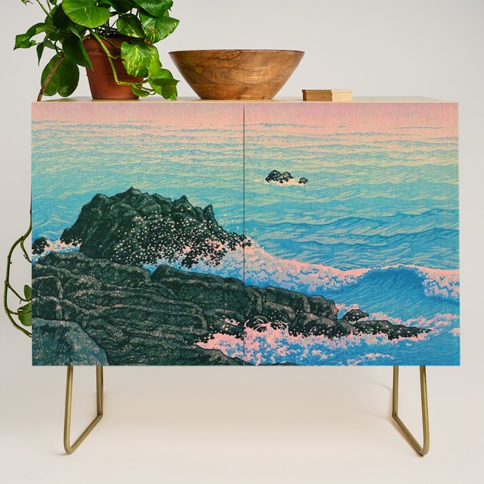 Morning of Cape Inubo by Kawase Hasui Credenza Gallery Image 1