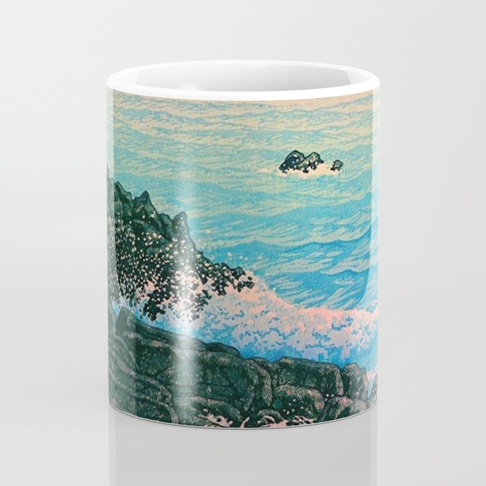 Morning of Cape Inubo by Kawase Hasui Coffee Mug Gallery Image 4