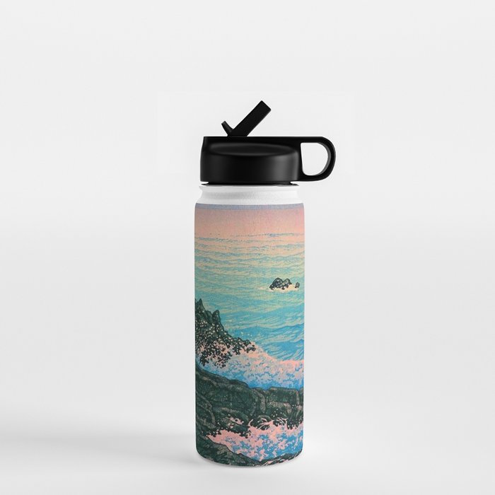 Morning of Cape Inubo by Kawase Hasui Water Bottle Gallery Image 1