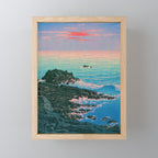 Morning of Cape Inubo by Kawase Hasui Mini Art Print Gallery Image 1