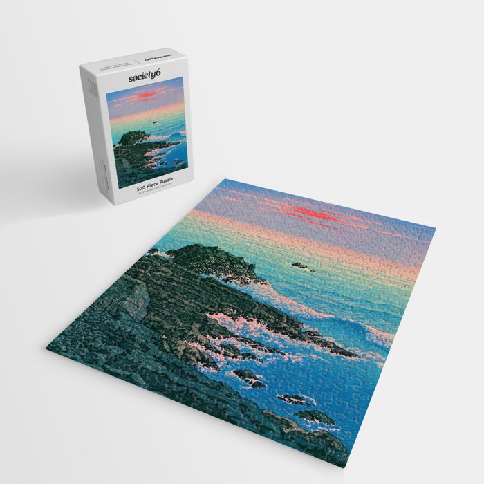 Morning of Cape Inubo by Kawase Hasui Jigsaw Puzzle Gallery Image 2