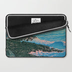 Morning of Cape Inubo by Kawase Hasui Laptop Sleeve Gallery Image 2