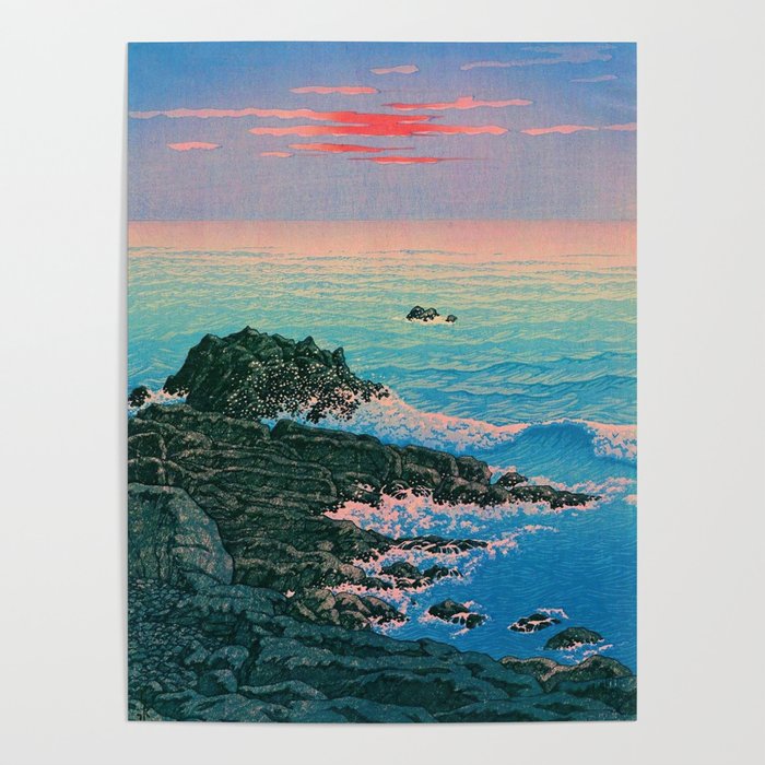 Morning of Cape Inubo by Kawase Hasui Poster Gallery Image 4