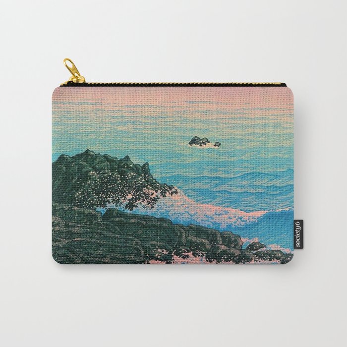 Morning of Cape Inubo by Kawase Hasui Carry All Pouch Gallery Image 1