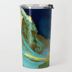 Zermatt Switzerland Vintage Mid Century Modern Travel Poster Travel Mug Gallery Image 2