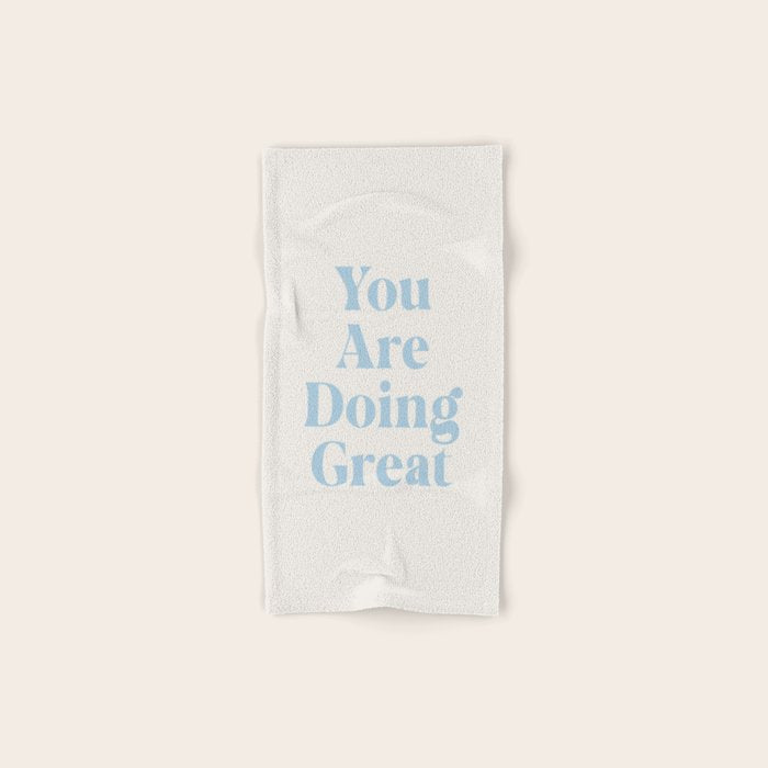 You Are Doing Great Baby Blue Bath Towel Gallery Image 1