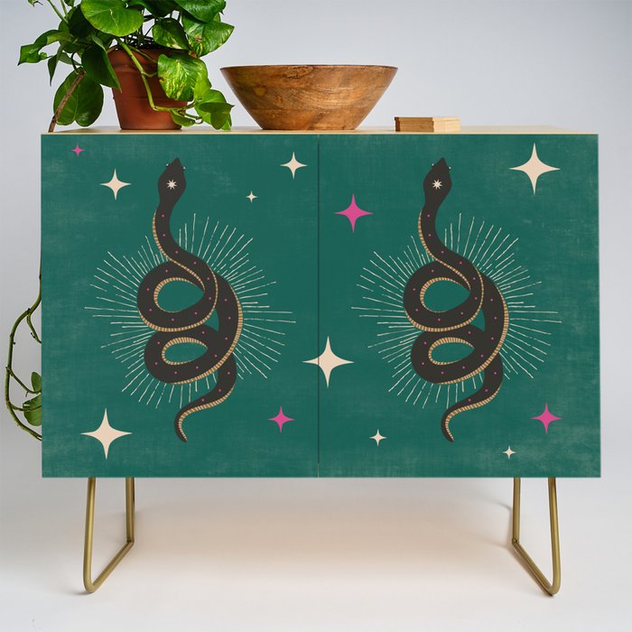 Slither - Green Credenza Gallery Image 1