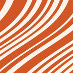 Wavy Stripes XLVIII - Bright Retro Red Coffee Mug Gallery Image 2