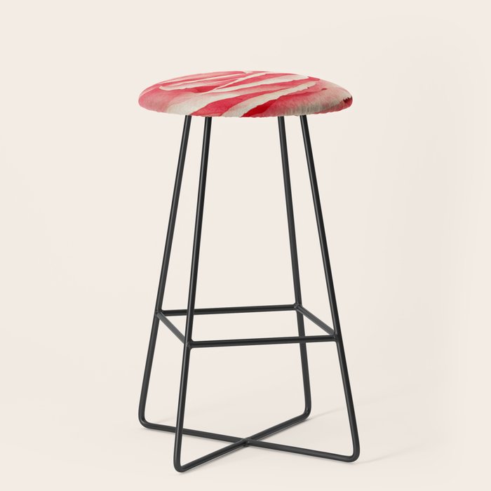 Close up pink rose Stool Gallery Image 1
