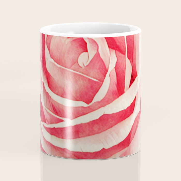 Close up pink rose Coffee Mug Gallery Image 4