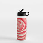 Close up pink rose Water Bottle Gallery Image 1