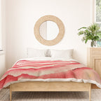 Close up pink rose Duvet Cover Gallery Image 3