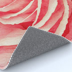 Close up pink rose Rug Gallery Image 4