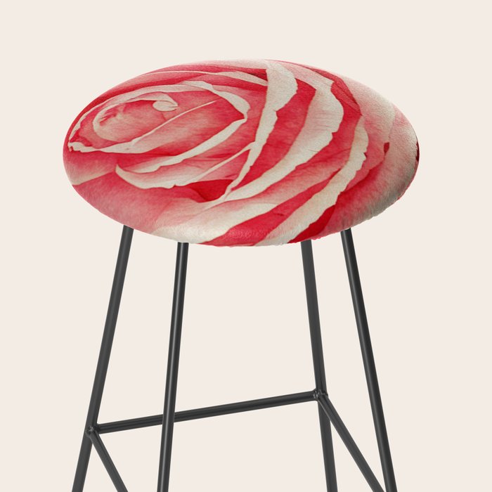 Close up pink rose Stool Gallery Image 2