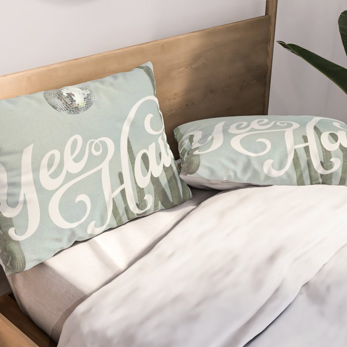 Yee Haw Disco Cactus Pillow Sham Gallery Image 2