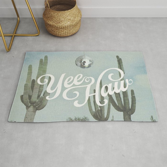 Yee Haw Disco Cactus Rug Gallery Image 1