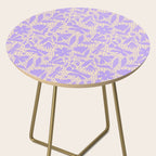 Very-Peri Floral  Side Table Gallery Image 2
