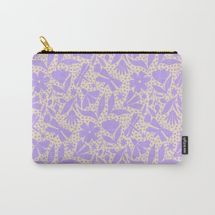 Very-Peri Floral  Carry All Pouch Gallery Image 1