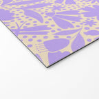 Very-Peri Floral  Welcome Mat Gallery Image 2