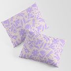 Very-Peri Floral  Pillow Sham Gallery Image 3