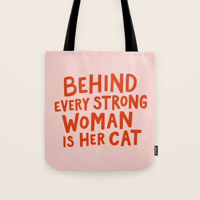 Behind Every Strong Woman Tote Bag Gallery Image 1