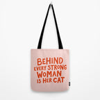 Behind Every Strong Woman Tote Bag Gallery Image 2