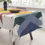 Bold Geometric Triangles III Tablecloth Gallery Image 3