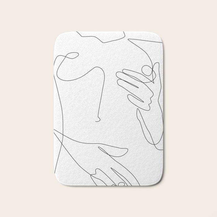 Sensual Erotic Bath Mat Gallery Image 1