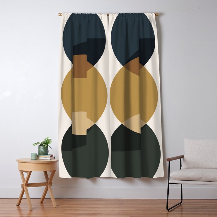 Geometric Harmony V Window Curtain Gallery Image 5