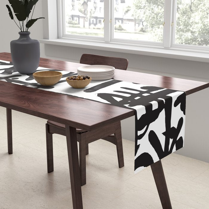 Graffiti Pattern Table Runner Gallery Image 2