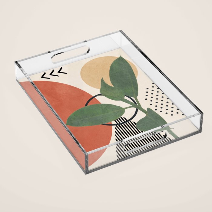 Nature Geometry III Acrylic Tray Gallery Image 1