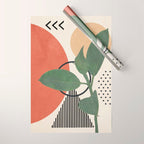 Nature Geometry III Wrapping Paper Gallery Image 1
