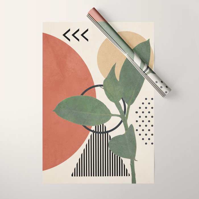Nature Geometry III Wrapping Paper Gallery Image 1