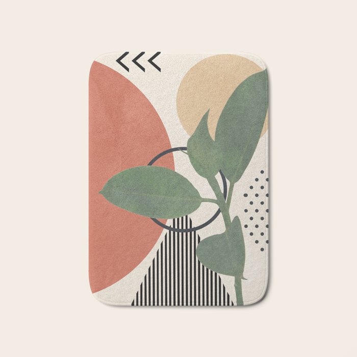 Nature Geometry III Bath Mat Gallery Image 1