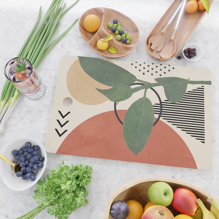 Nature Geometry III Cutting Board Gallery Image 2