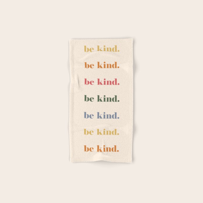 Be Kind Bath Towel Gallery Image 1
