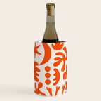Matisse Inspired Cutouts - Abstract Painting Art Print - Red Wine Chiller Gallery Image 2