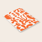 Matisse Inspired Cutouts - Abstract Painting Art Print - Red Notebook Gallery Image 3
