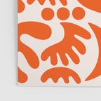 Matisse Inspired Cutouts - Abstract Painting Art Print - Red Poster Gallery Image 3