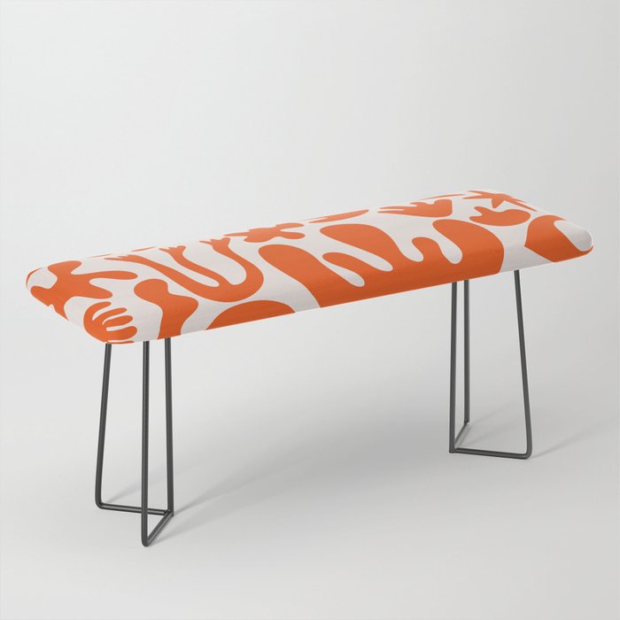 Matisse Inspired Cutouts - Abstract Painting Art Print - Red Bench Gallery Image 1