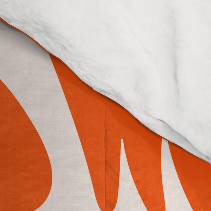 Matisse Inspired Cutouts - Abstract Painting Art Print - Red Comforter Gallery Image 4