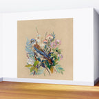 Floral Falcon Garden Wall Mural Gallery Image 2