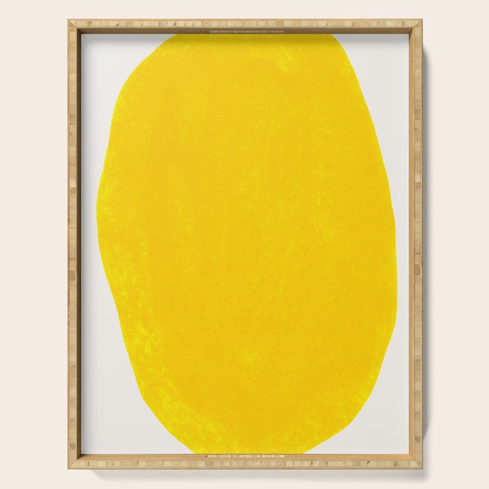 Simply Organic Golden Yellow Serving Tray Gallery Image 1