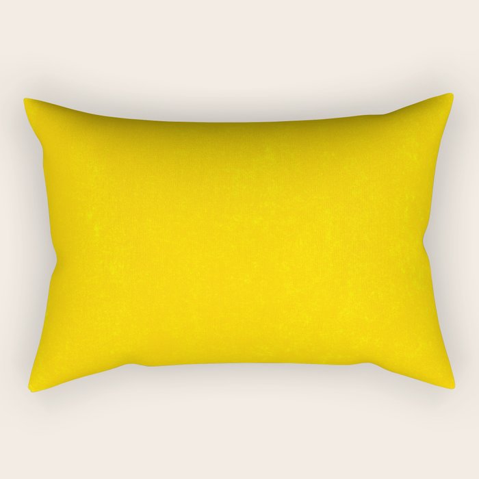 Simply Organic Golden Yellow Rectangular Pillow Gallery Image 2