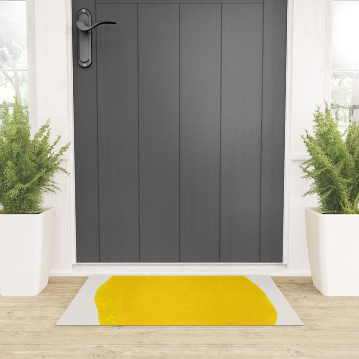 Simply Organic Golden Yellow Welcome Mat Gallery Image 3