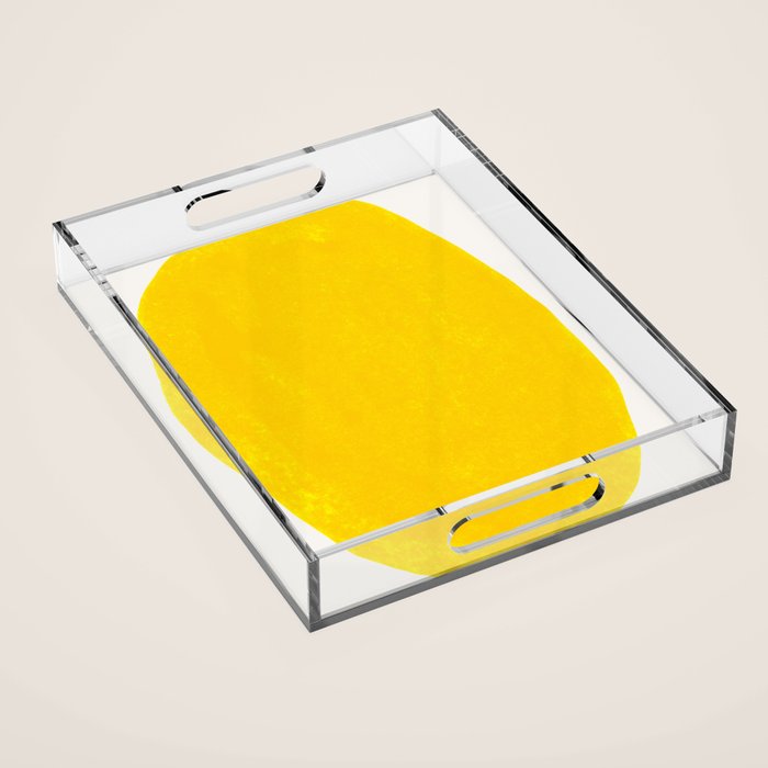 Simply Organic Golden Yellow Acrylic Tray Gallery Image 1