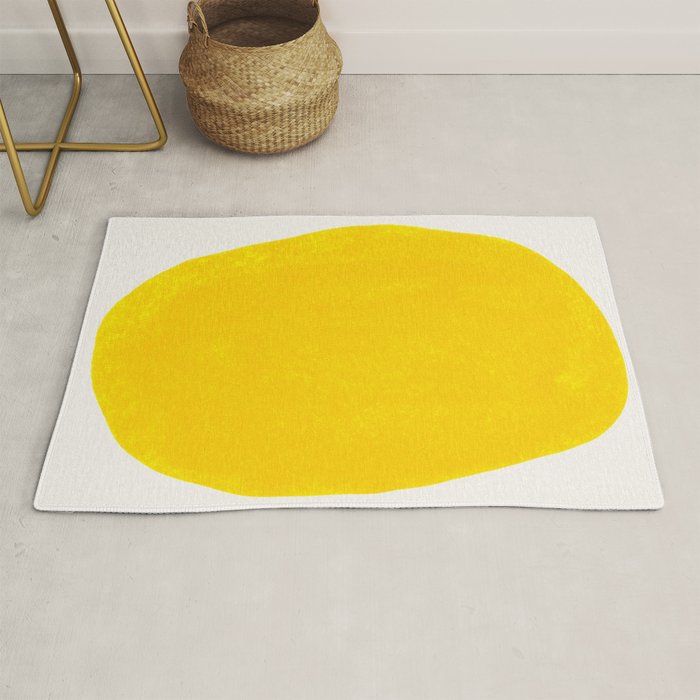 Simply Organic Golden Yellow Rug Gallery Image 1
