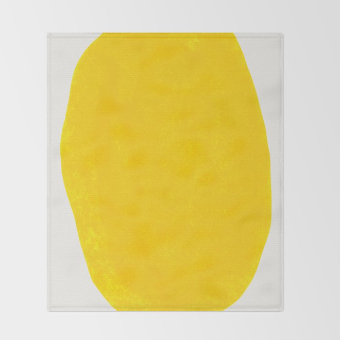 Simply Organic Golden Yellow Throw Blanket Gallery Image 2