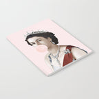 Queen Elizabeth II Blowing Pink Bubble gum Notebook Gallery Image 2
